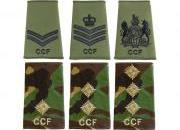 CCF Rank Slides & Epaulettes | Cadet Direct