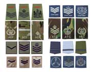 Cadet Forces Ranks, badges and insignia