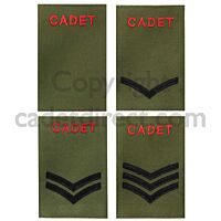 ACF/CCF Cadet Rank Slides, Olive Green