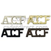 Metal ACF Shoulder Titles