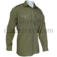 british army issue general service shirt olive green