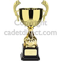 large gold presentation award cup