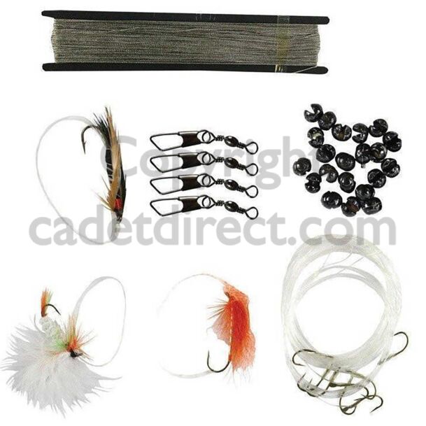 BCB International Survival Fishing Kit - Compact Kit for Campers/Hikers (10 Pieces)