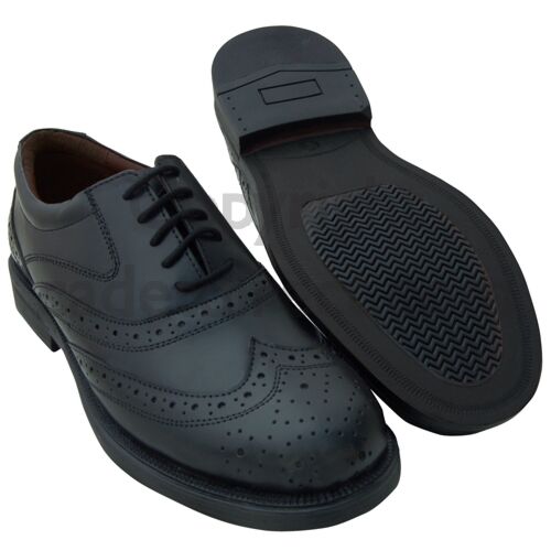 British Army Style Brogues, Black | Military Shoes | Cadet Direct