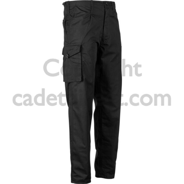 MOD Police Trousers in Black From 28 Inch Waist