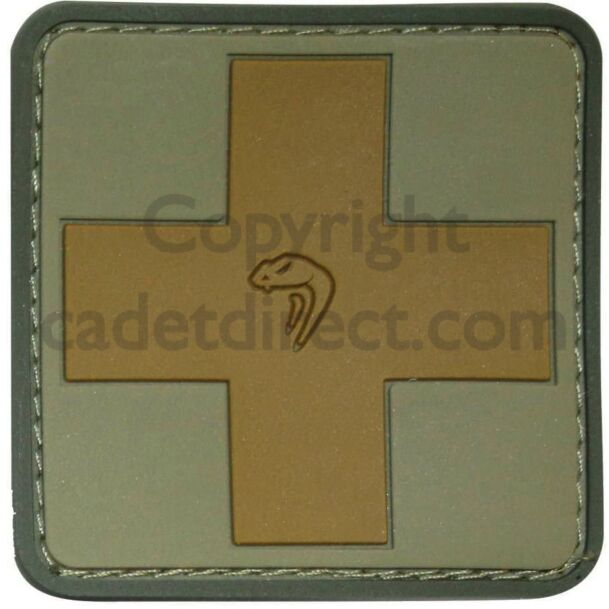 Viper Rubber Medic Patch, Olive Green