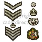 British Army No.2 Dress Chevrons & Crowns