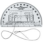 Round Military Coordinate Scale and Protractor – Mountain Tek