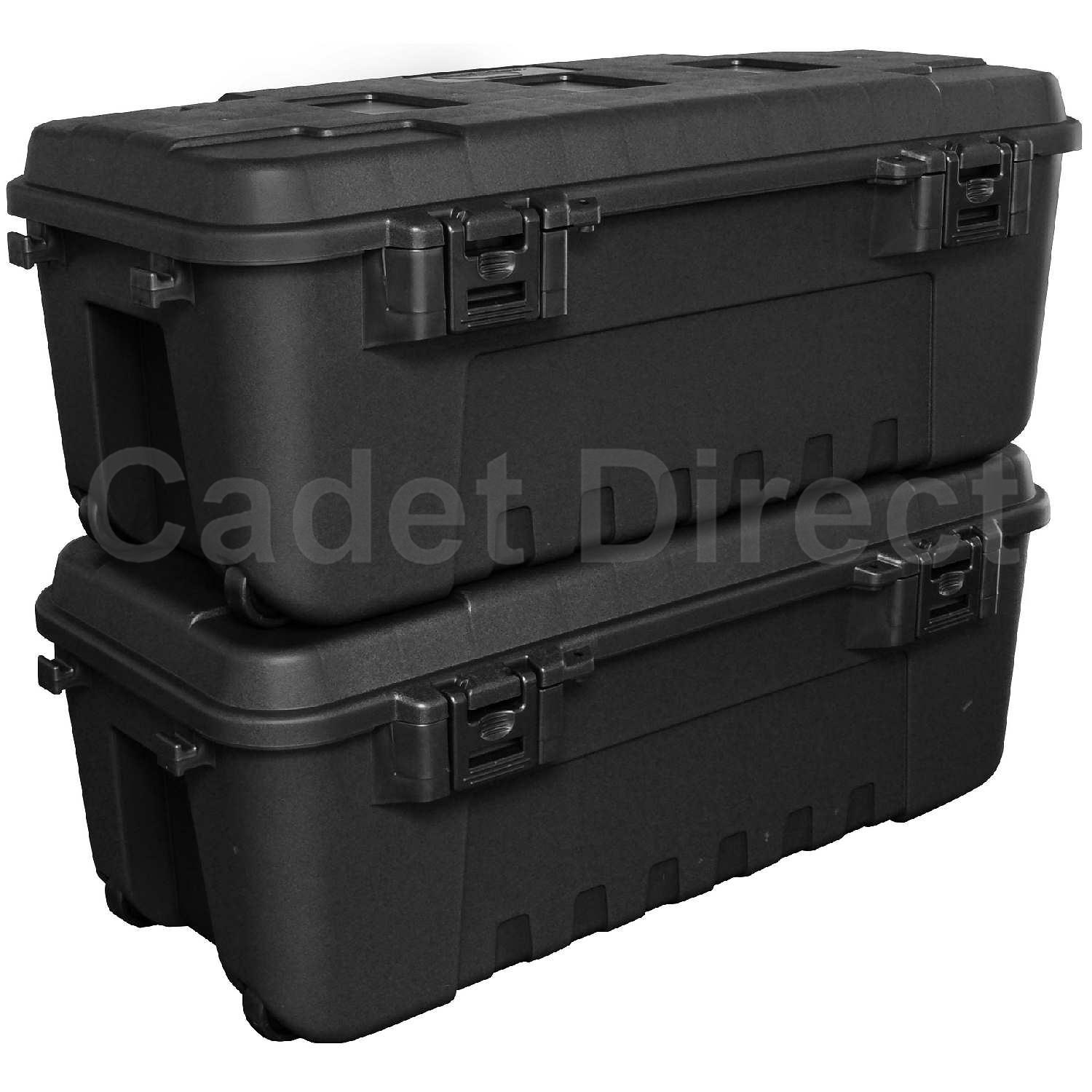 Plano Military Storage Trunk, Black