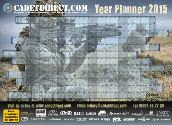 FREE 2015 Cadet Direct Year Planner