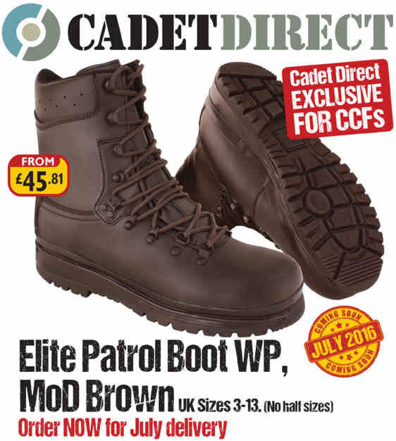 Cadet Direct Announces New Cadet Boot for CCF: The Elite Patrol Boot WP