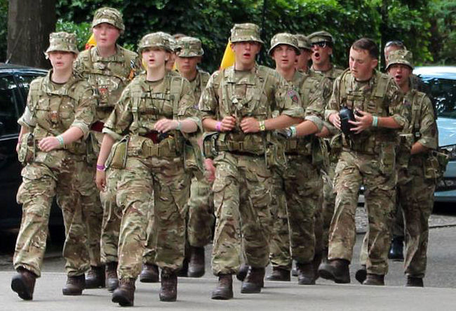 Lancs ACF Start Endurance March by RSM McDonald