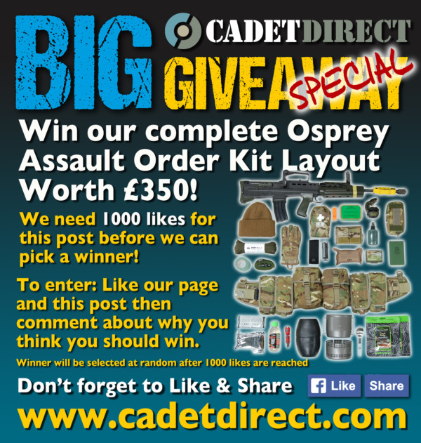 Facebook Competition - Win our Osprey Assault Order Kit Layout