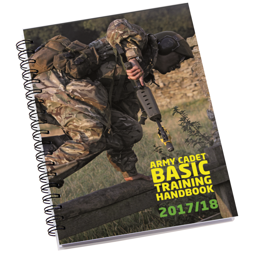 What's in the 2017-18 Army Cadet Basic Training Handbook