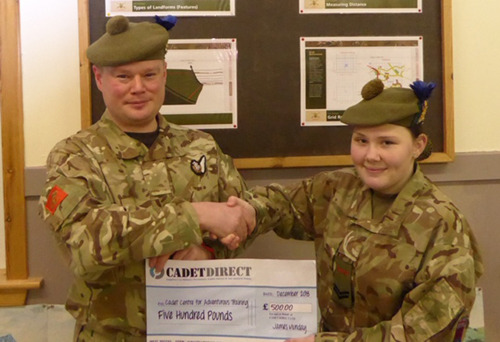 Cadet Direct ACF CCF 2019 Skiing Bursary – from one ‘mountain’ to another!