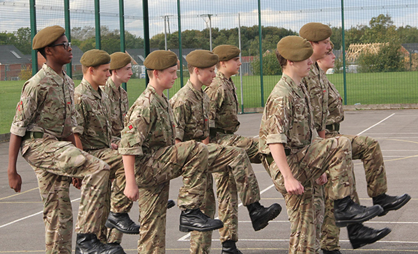 Brooke Weston CCF Beret Parade September 2016