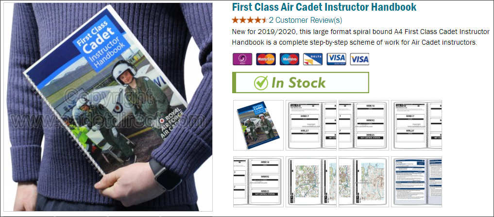 first class air cadet instructors handbook