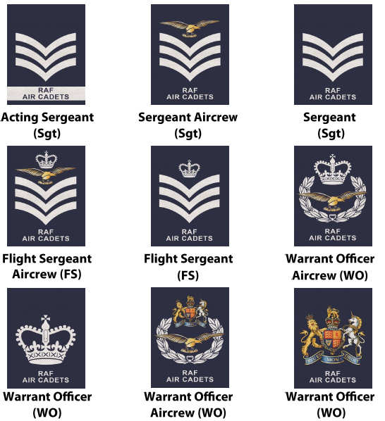 Air Cadet Badges and Ranks