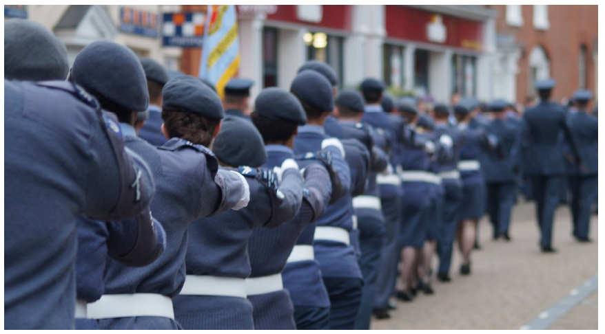 air cadet drill parade