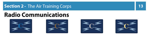 air cadet radio communications badges