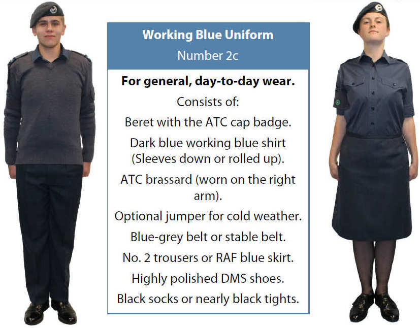 Cadet Female - Blues Uniform  Highlander Composite Squadron