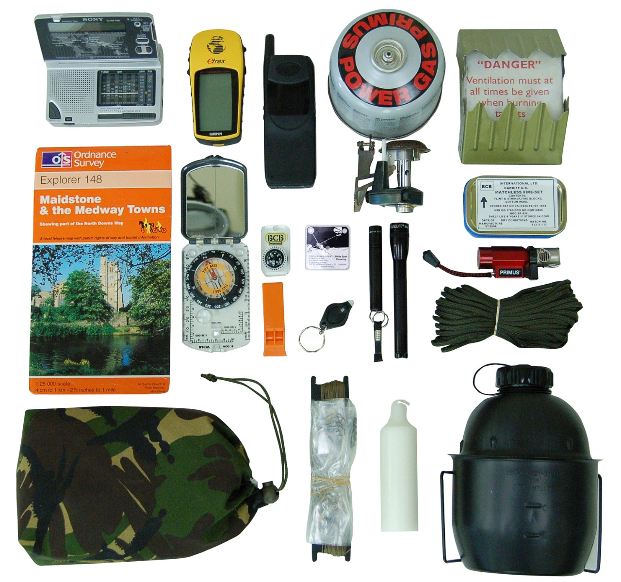 DOWNLOAD NOW, Essential Survival Items Kit Layout, Downloadable Military  Kit Layouts