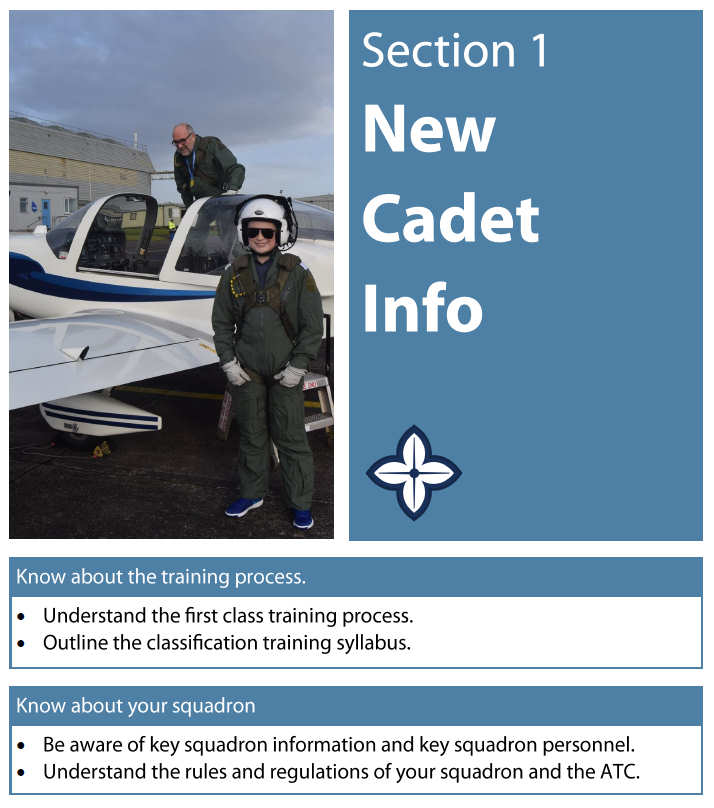 New information for air cadets Section 1